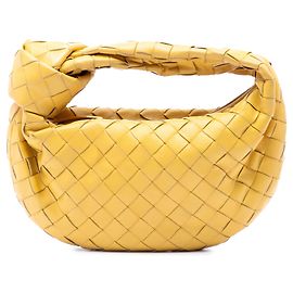 Bottega Veneta Mini Jodie in nappa Intrecciato giallo