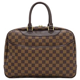 Louis Vuitton Marrone Damier Ebene Deauville