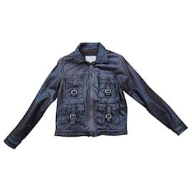 Burberry Giacca in pelle marrone Ragazzo