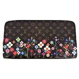 Louis Vuitton Monogram Zippy Wallet von Takashi Murakami