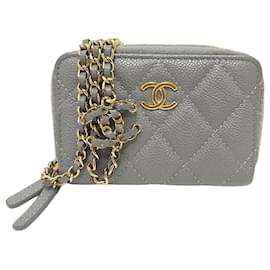 Chanel AP2308 Matelassé Chain Wallet/Coin Case Shoulder Bag