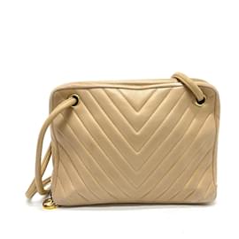 Borsa Chanel Coco Mark Charm V-Stitch Chevron