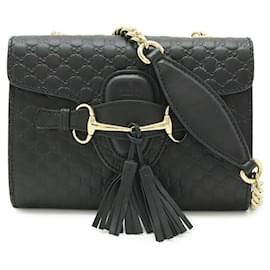 Borsa a tracolla Emily in pelle Microguccissima Gucci