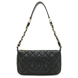 Sac à bandoulière Chanel Caviar Matelasse Chain