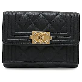 Portafoglio Chanel Boy Matelasse Small Flap