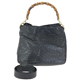 Borsa Gucci Vintage Bamboo in struzzo