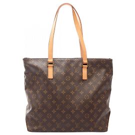 Borsa Tote Louis Vuitton Cabas Mezzo in tela rivestita Monogram