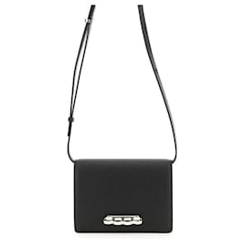 Borsa a tracolla in pelle con anello Dytuy - Alexander Mcqueen