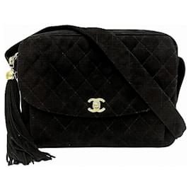 Borsa a tracolla Chanel Matelasse in scamosciato