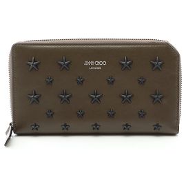 Portefeuille long en cuir JIMMY CHOO CARNABY
