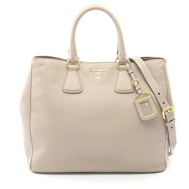 Prada VIT.DAINO Leder 2way Tote Bag