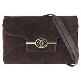 Borsa a tracolla Gucci in scamosciato vintage