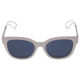 Gafas de sol Dior Diorama 1 Mirrored Wayfarer en acetato plateado
