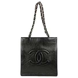 Chanel Bolso Tote de Hombro CC Logo Shopper