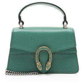Mini sac à anses Dionysus en cuir et cristal Gucci