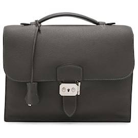 Hermes Togo Sac a Depeche 27 Briefcase - Hermès