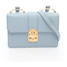 Borsa a tracolla in pelle Madras Miu Miu