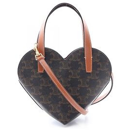 Céline Borsa CELINE TEEN COEUR in tela rivestita in PVC e pelle