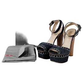 Besetzte Sandalette mit Absatz Größe - Prada