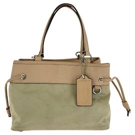 Borsa 2way in Nylon Signature e Pelle COACH