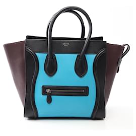Borsa a mano CELINE Luggage Mini Shopper in pelle - Céline