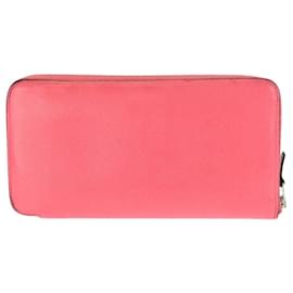 Portafoglio Hermes Azap Long Silk'in Pink Epsom - Hermès