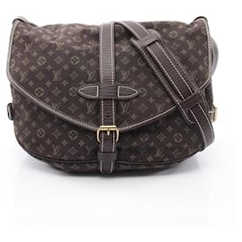 Borsa a Spalla Louis Vuitton Saumur Monogram Mini Lin