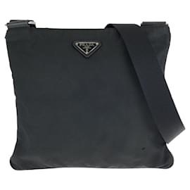 Borsa a tracolla in nylon Tessuto Saffiano e pelle Prada