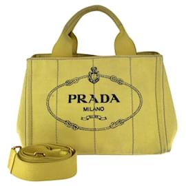 Prada Canapa Canvas 2way Tote Bag