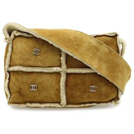 Borsa a Spalla Chanel Shearling Coco Mark