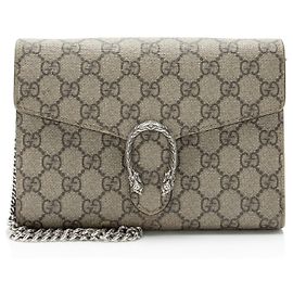 Portafoglio con catena Gucci GG Supreme Dionysus - SALDI FINALI