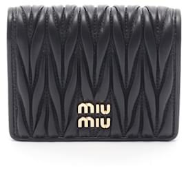 Portafoglio in pelle MATELASSE Miu Miu