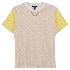 Louis Vuitton Camiseta de manga corta con monograma pastel Talla Xs