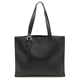 Loewe Anagram Schnallen Leder Tote Bag