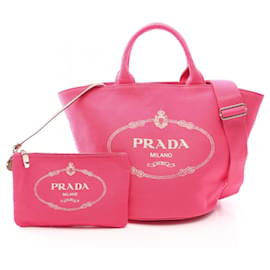 Prada CANAPA Canvas 2way Tote Bag