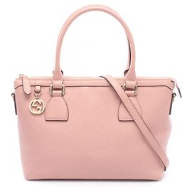 Bolsa 2way de couro Gucci Interlocking G