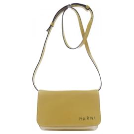 Borsa in pelle di vitello Marni Marni Mending Logo