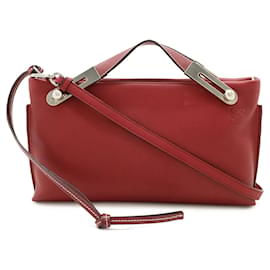 Clutch Missy Small in pelle con logo Anagram Loewe