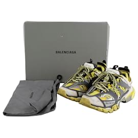 Baskets Balenciaga Track Jaune Cuir
