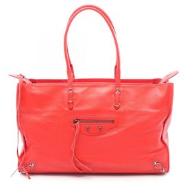 Borsa Tote in Pelle Balenciaga Papier Office Zip