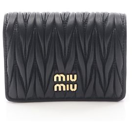 Portafoglio in pelle matelassé Miu Miu