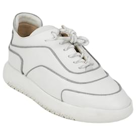 Sneakers Hermès Volt in pelle bianca taglia 36
