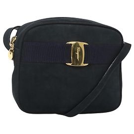 Fotocamera Salvatore Ferragamo Vara Bow in scamosciato
