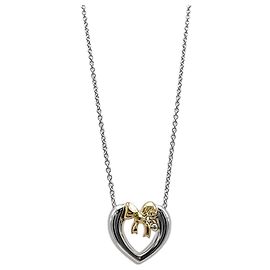 Tiffany & Co Collana Tiffany Heart Ribbon Combinata