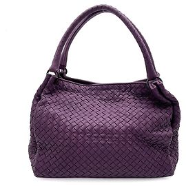 Borsa Parachute Bottega Veneta in pelle Intrecciato viola