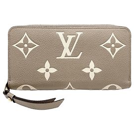 Portafoglio Zippy Louis Vuitton in Beige