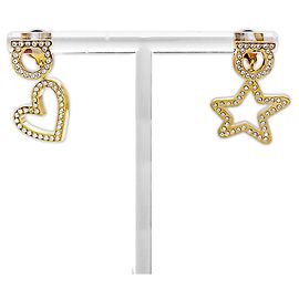 Orecchini Salvatore Ferragamo Gancini Heart Star Swing