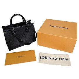 Louis Vuitton Tote Bag Handbag Monogram Empreinte OnTheGo PM M45653 Noir