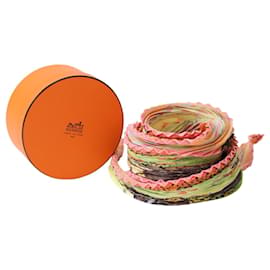 Sciarpa in seta multicolore Hermes - Hermès