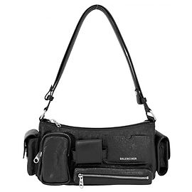 Borsa in pelle Super Busy da donna Balenciaga nera